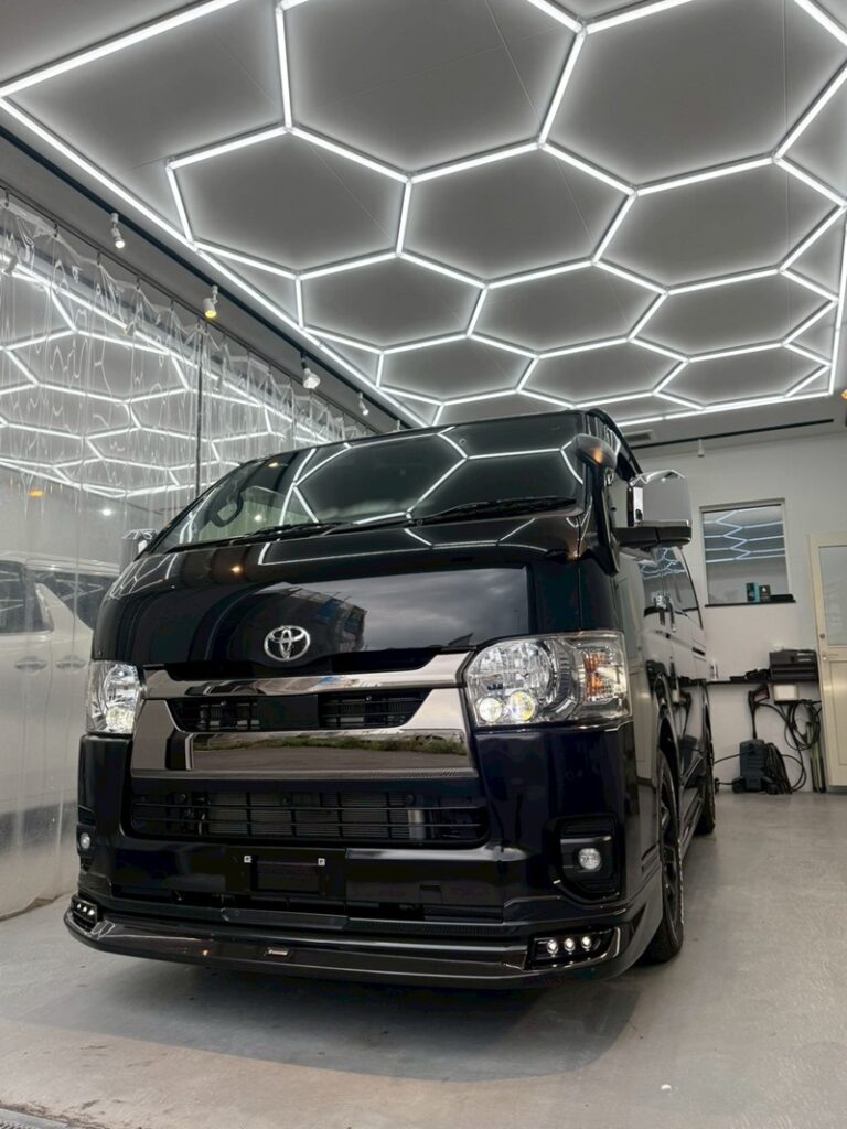 【トヨタ ハイエース】ファインラボ セラミックウルトラ ファインラボコーティング施工事例