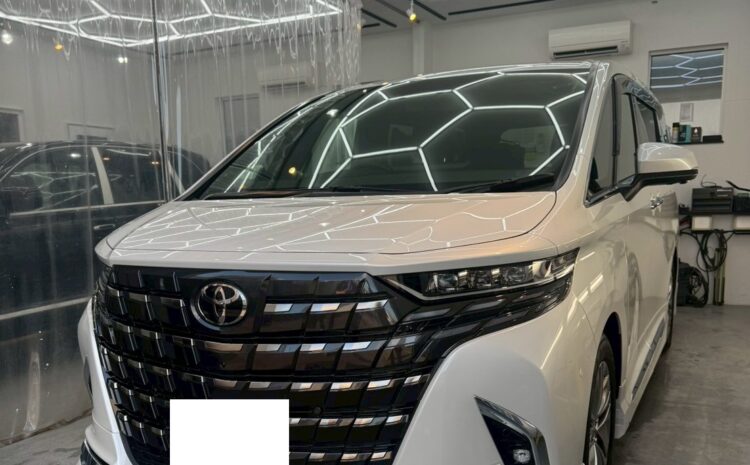 【トヨタ 40 アルファード】プレミアム手洗い洗車 施工事例