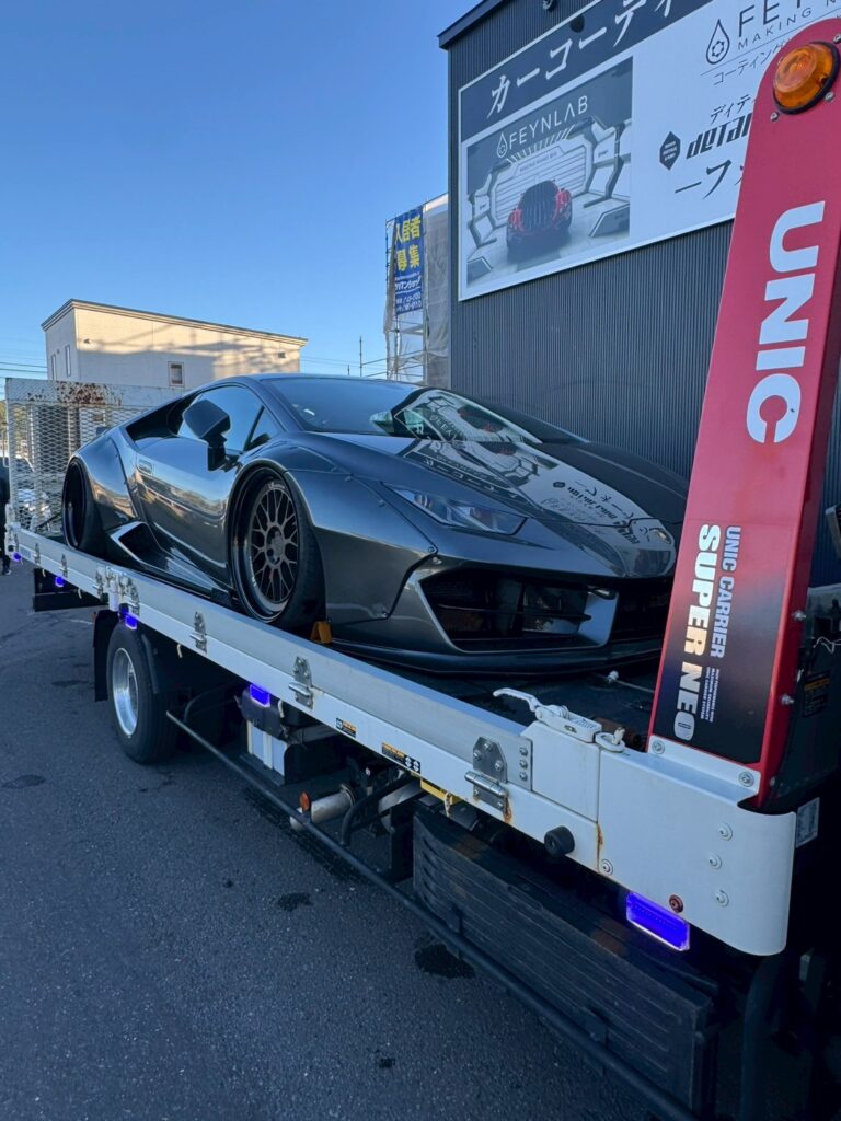 【ランボルギーニ ウラカン】ファインラボ セラミックウルトラ+オリジナルセラミックコーティング施工事例