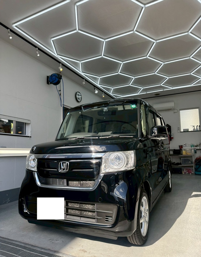 【ホンダ Nbox】ファインラボ セラミックポールダルトンコーティング施工事例