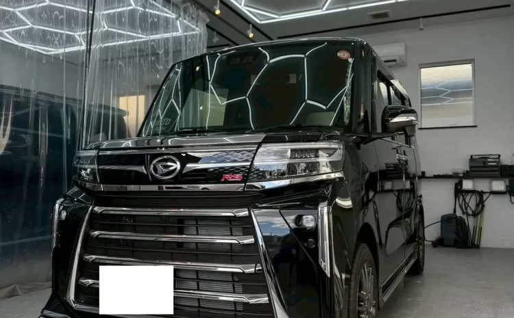 【ダイハツ タントカスタム】ファインラボ セラミックポールダルトンコーティング施工事例