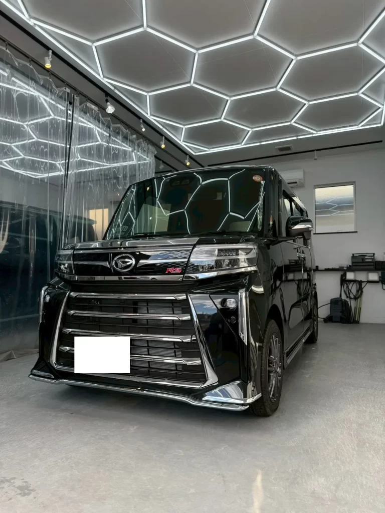 【ダイハツ タントカスタム】ファインラボ セラミックポールダルトンコーティング施工事例