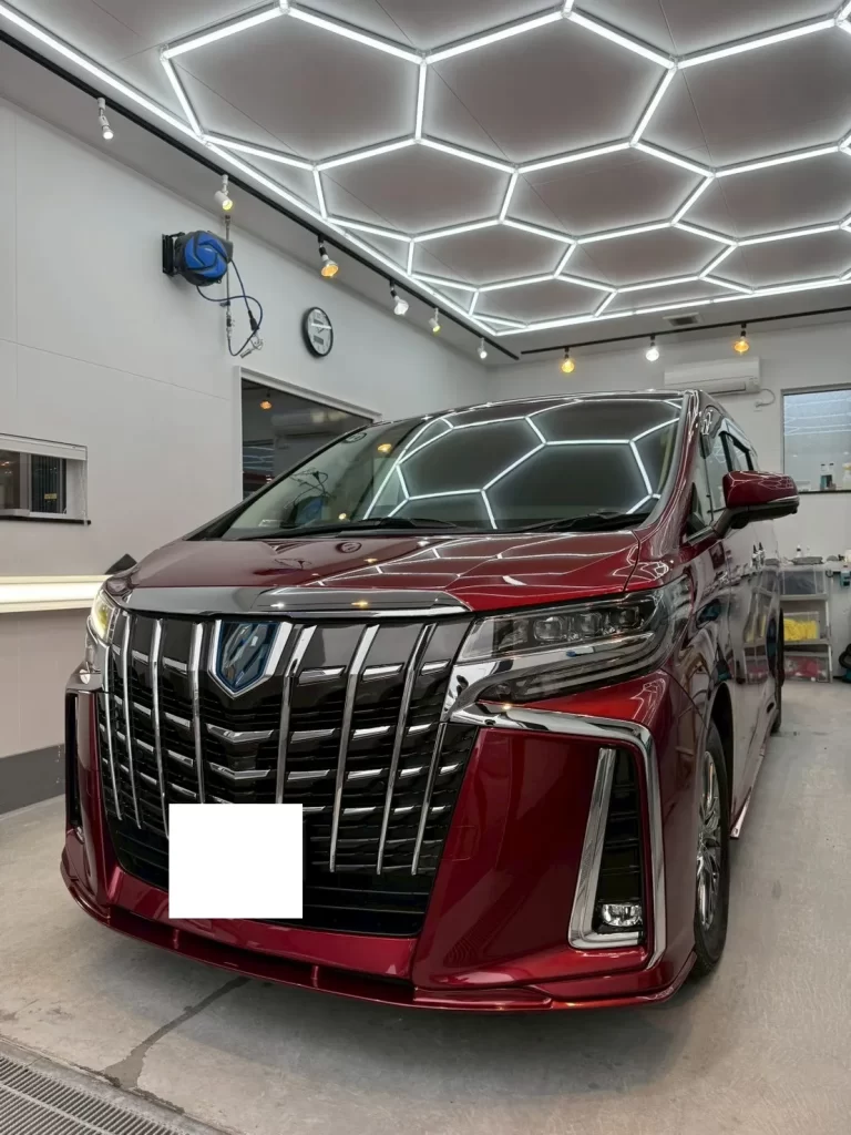 【トヨタ アルファード】ファインラボ セラミックウルトラコーティング施工事例