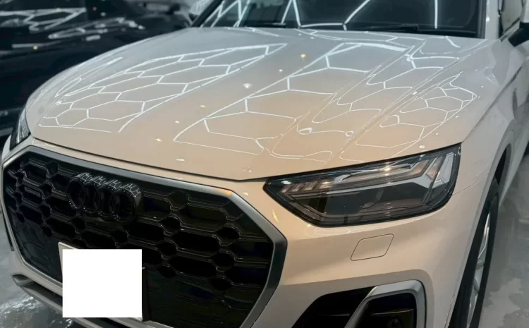 【アウディ Q5】ファインラボ セラミックウルトラ+オリジナルセラミックコーティング施工事例