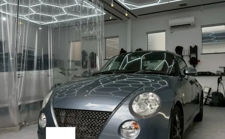 【ダイハツ コペン】復元研磨・徹底研磨、セラミックディテーラーコーティング施工事例