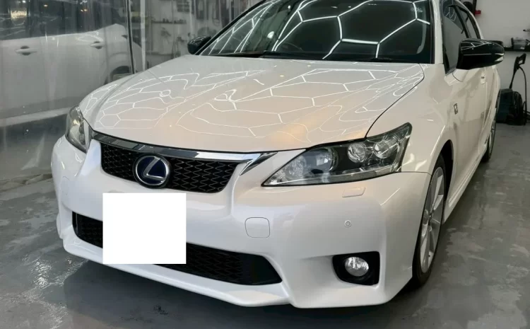 【レクサス　CT】メンテナンス施工